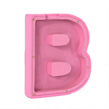 (B) Simple Piggys Bank with Capitals Letter Shape Stylish Saving Money Container Gift for Children's Day