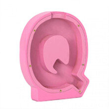 (Q) Simple Piggys Bank with Capitals Letter Shape Stylish Saving Money Container Gift for Children's Day