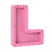 (L) Simple Piggys Bank with Capitals Letter Shape Stylish Saving Money Container Gift for Children's Day