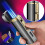 (Black Brushed) Straight Flames Butane Lighter Multipurpose Portable Metal Lighter for Camping 2
