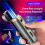 (Silver Ice) Straight Flames Butane Lighter Multipurpose Portable Metal Lighter for Camping 5