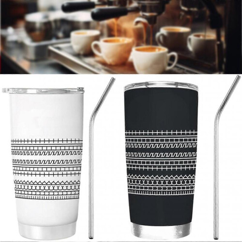 (White) Fu-ck This Shi-t Hiddens Message Cup, Thermal Insulation Cold Preservation Bottles for Students 1