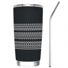 (Black) Fu-ck This Shi-t Hiddens Message Cup, Thermal Insulation Cold Preservation Bottles for Students