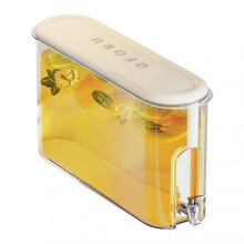 (White) Plastic Fridges Water Kettle with Tap Easy Cleaning Water Dispenser for Home/Ice Water