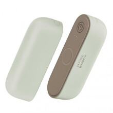 (Green) Dual-Palm Rechargeable Hand Warmers USB Powered Lightweight Hand Warmer for Adults Kids Ederly