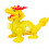 (Rope, Yellow) Dragon-shape Luminous Toy Personalized Singing Plaything for Kids 1