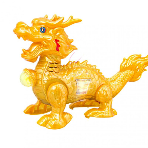(Rope, Glod) Dragon-shape Luminous Toy Personalized Singing Plaything for Kids