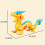 (Spray, Yellow) Dragon-shape Luminous Toy Personalized Singing Plaything for Kids 2