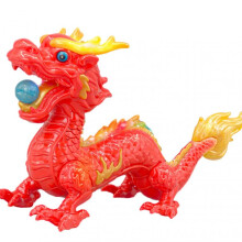 (Bead, Red) Dragon-shape Luminous Toy Personalized Singing Plaything for Kids