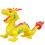 (Spray, Yellow) Dragon-shape Luminous Toy Personalized Singing Plaything for Kids 1