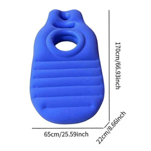 (Blue) Inflatable Pregnancy Pillow Convenient Gift With Belly Hole Maternity Pillow Pink 1