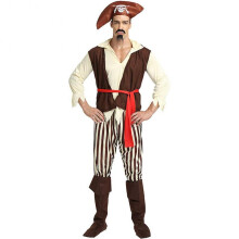 (Men, Coffee Pirate) Girls' Pirate Suits for Adult Festival Party Stage Performance Clothes for Performance