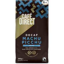 Cafédirect Decaf Machu Picchu Fairtrade Ground Coffee 200 g (Pack of 6)