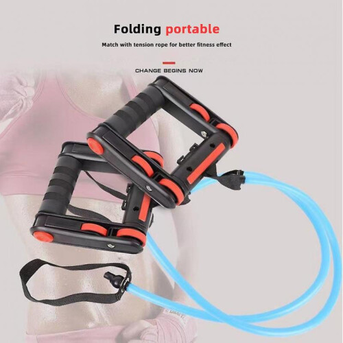 Push Up Abdominal Wheel Multifunctional Folding Abdominal Training Roller 2