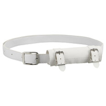 Leather Belt Sword Holder Adjustable Leather Belt Accessories Leather Frog Holster Holder Leather Sheath Sword Belt White 15.1cm