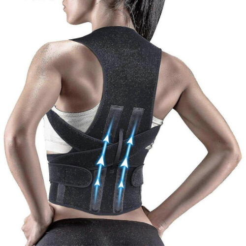 (M) Back Corrector Straightener -posture Corrector Full Back Brace For Women & Men - Posture Correction