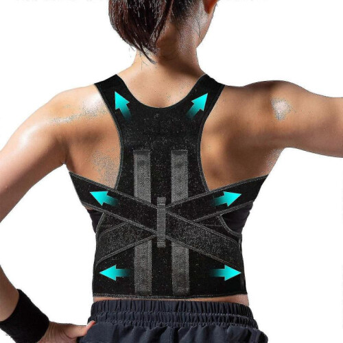 (M) Back Corrector Straightener -posture Corrector Full Back Brace For Women & Men - Posture Correction 1