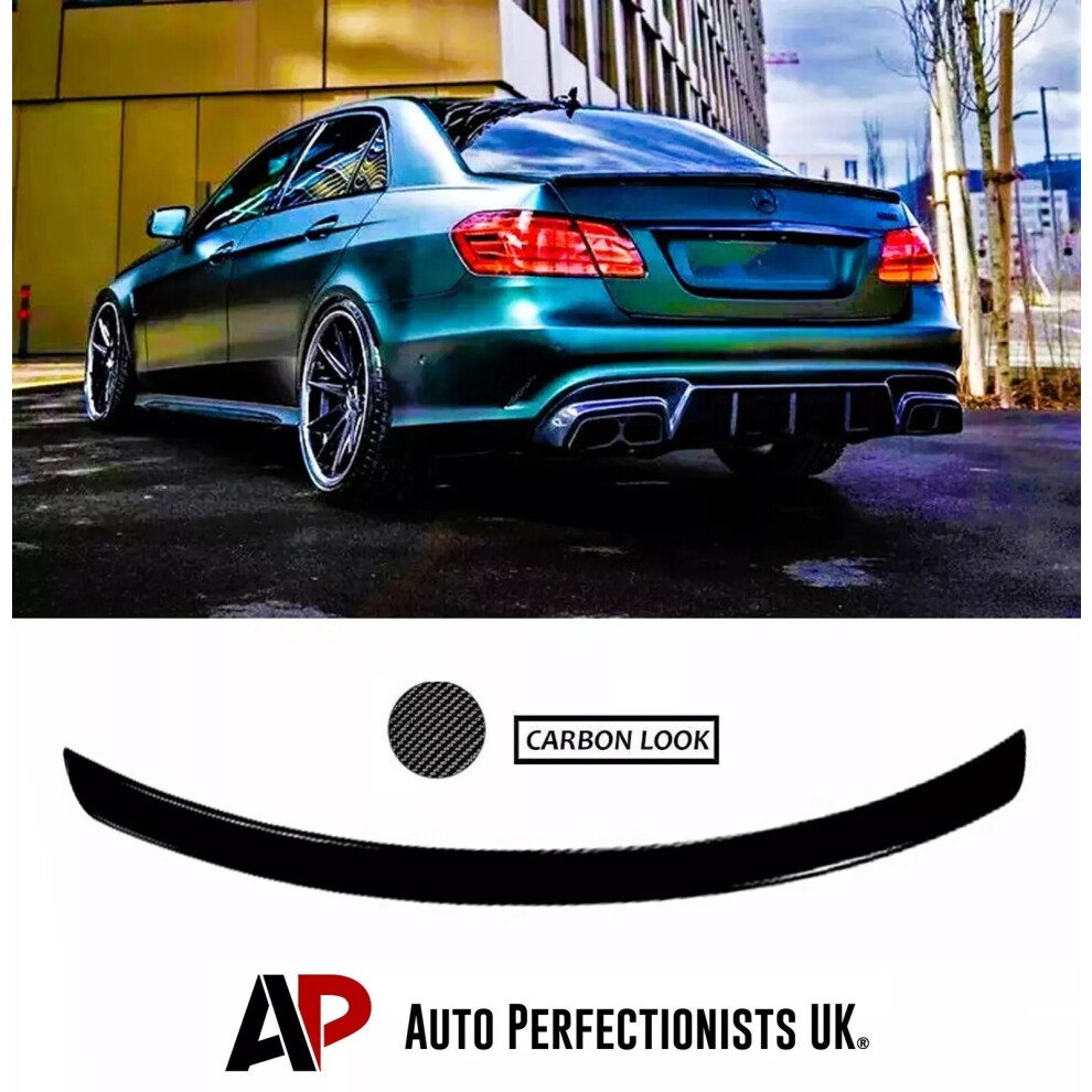 For Mercedes E Class W212 Rear Boot Spoiler Lip Wing Body Kit 2008-2016 5061072662478