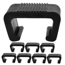 Rattan faux furniture clips for outdoor sofas, tall without tools