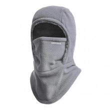 (Grey) Fleece Lined Men Beanie Knit Hat & Scarf Set, Warm Windproof Balaclava for Outdoor Sports, Winter & Autumn Protection
