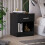 Home Discount (Black) Riano 1 Drawer 1 Shelf Bedside Chest Nightstand 8