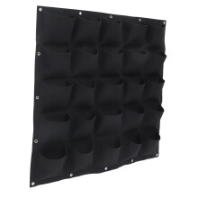 Hanging plant wall system for mounting fabric vertical outdoor large mounted indoor felt Green