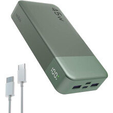 NOBIS Power Bank, 45W 20000mAh Portable Charger, USB C Fast Charging, 4 Ports External Battery Pack