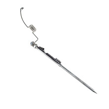 Winter ice fishing equipment short rods for perch trout fishing