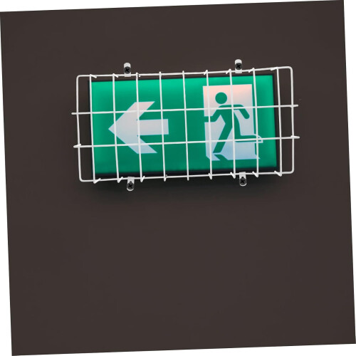 protective cover for control lamp emergency light protection exit sign plate cable management guard 2
