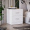 Home Discount (White) Riano 2 Drawer Bedside Chest Bedside Table Storage 7