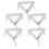 Ceramic Tube Clay Triangle, Pack of 5 1