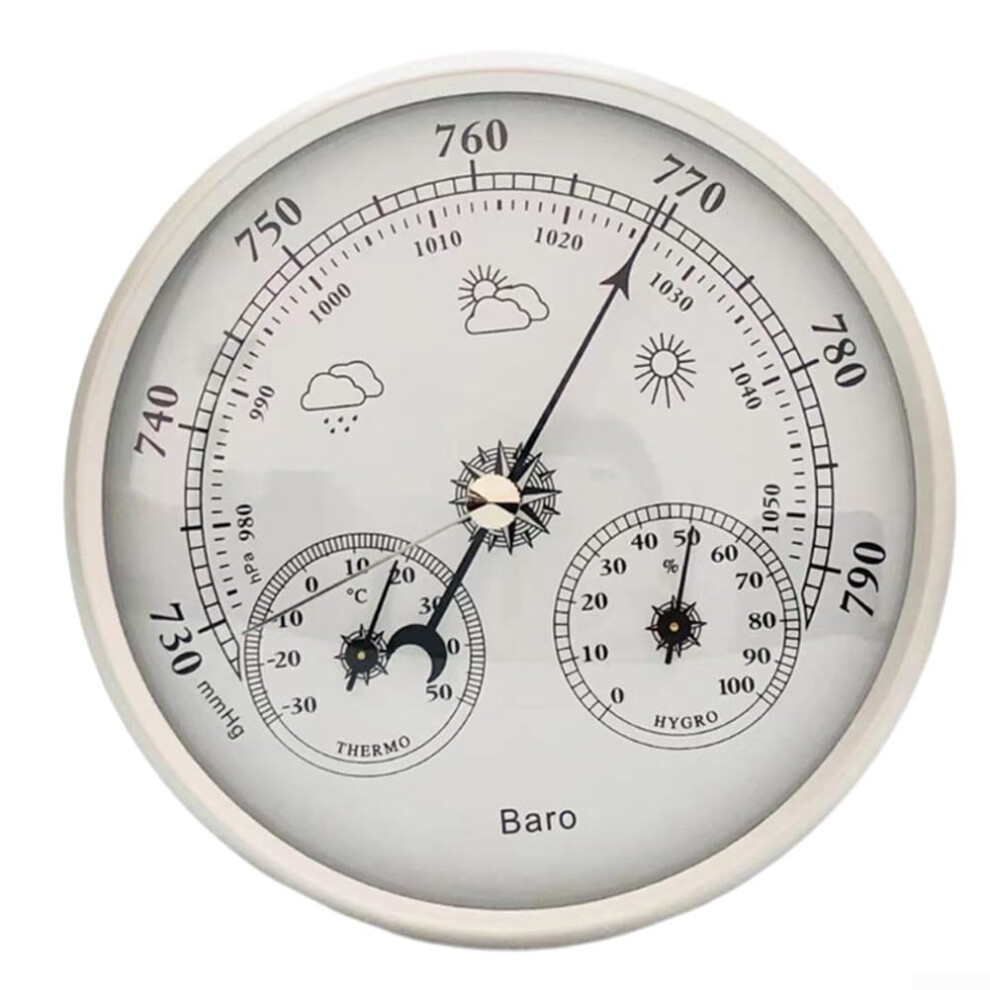 Analog Thermometer Room Thermometer Temperature Humidity Monitor Simulates a Weather Station for Accurate Home Measurements 3050C