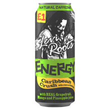 Levi Roots Energy Caribbean Crush with Hint of Ginger 500ml (Packof12)