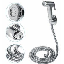 (Style C Bathroom toilet kitchen garden) Chrome Muslim Shower Head Hose Bidet Shattaf Douche Spray Tap Toilet Hygienic Hot