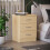 Home Discount (Pine) Riano 3 Drawer Bedside Chest Bedside Table Storage 8