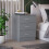 Home Discount (Grey) Riano 3 Drawer Bedside Chest Bedside Table Storage 8