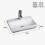 BELOFAY Modern Design Bathroom Ceramic Basin Sink 3