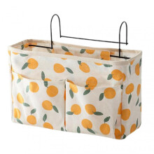 (01) Bedside Organiser Pocket Bedside Pocket Storage Hanging Bag for Home Bed Rails