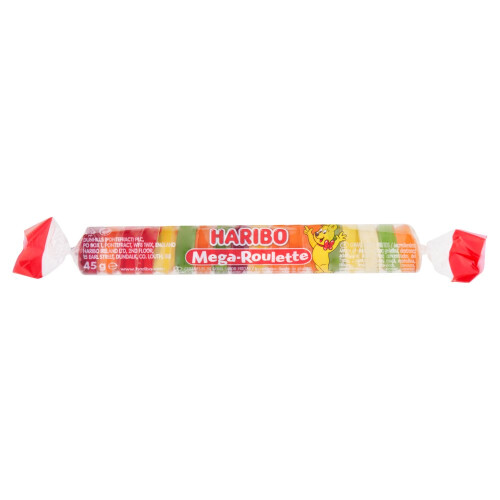 Haribo HARIBO Mega-Roulette Jelly Fruit Sweets Fun Size Pack 45g (Pack of 40)