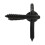 National Hardware N166-005 Hook & Eye 4"""" Black 5