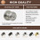 Copper Creek CK2040SS-2 Colonial Door Knob Keyed Entry Function 2 Pack in Satin Stainless 5