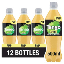 Tango Apple Sugar Free Bottles 500ml (Pack of 12)