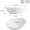 BELOFAY Modern Design Bathroom Ceramic Basin Sink 3