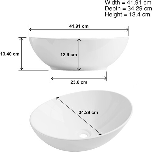 BELOFAY Modern Design Bathroom Ceramic Basin Sink 2