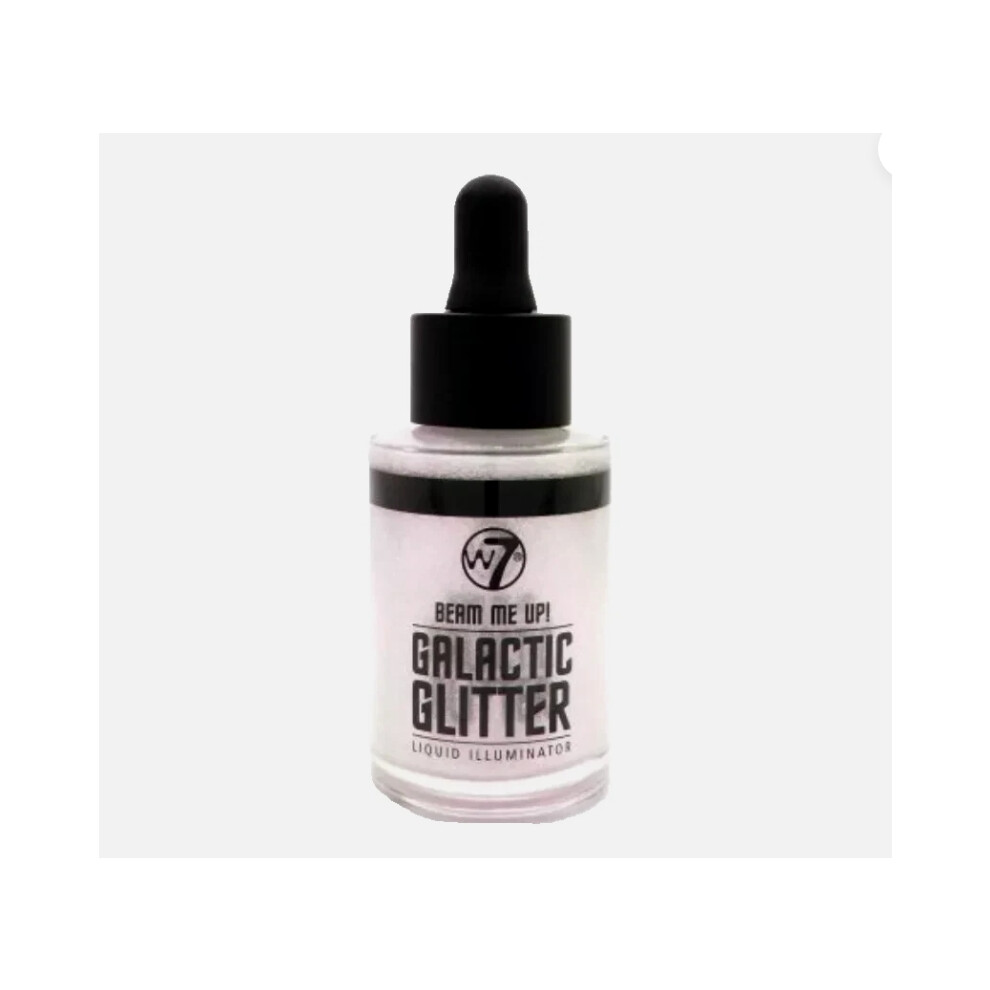 W7 Beam Me Up Glitter Liquid Illuminator Total Eclipse 25Ml Light