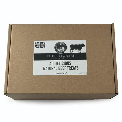 HugglePets HugglePets Assorted Natural Dog Beef Treat Box (40pcs) 1