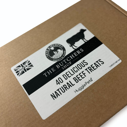 HugglePets HugglePets Assorted Natural Dog Beef Treat Box (40pcs) 2