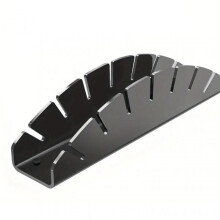 (1pcs, Black) 7 Baseball Cap Curved Display Holder Space-Saving Hat Organising Racks for Bedroom Closet