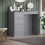 Vida Designs (Grey) Riano 3 Drawer Dressing Table Makeup Computer Desk 6