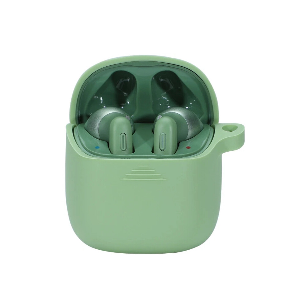 ( Green) Silicone Case Earphone Pouch Cover With Carabiner For Jbl Tune 225Tws 220Tws Hot Light/Green 4069369067402
